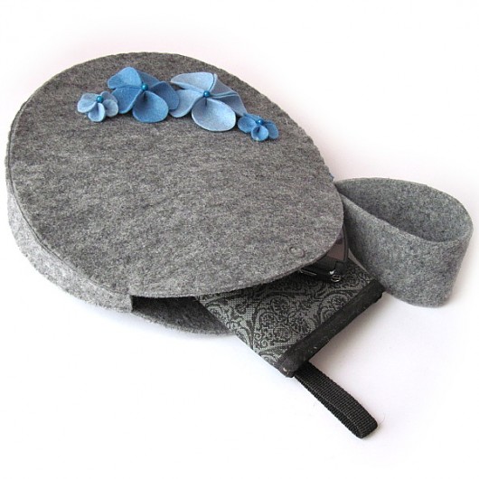 Popping Blues - torebka okrągła/kosmetyczka Craft Factory