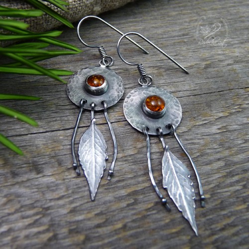 Leaves & Amber Radecka art