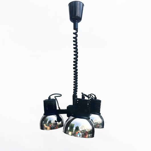 lampy wiszące Żyrandol industrialny 27.Z Polamp Pułtusk, Polska lata 70.