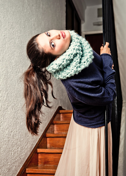 szale damskie Downtown Snood - Zestaw DYI
