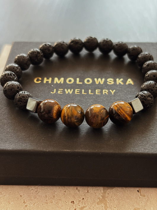 biżuteria męska Bransoletka męska Tygrysie Oko