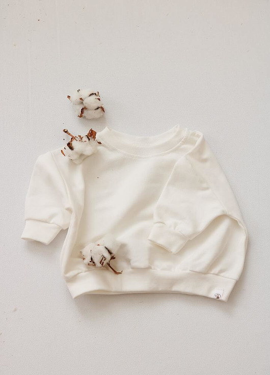 bluzy dla niemowlaka Bluza dziecięca  White