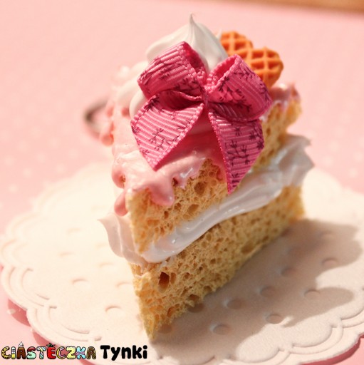 Breloczek bardzo duży tort ciasteczkatynki