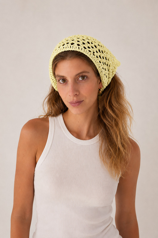 czapki damskie Fiorki Bandana Butter