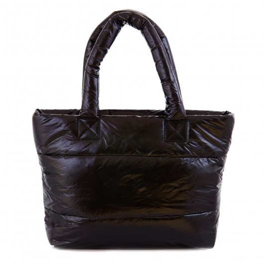  Torebka puchowa w kolorze czarnym 002 Black Vera Bags