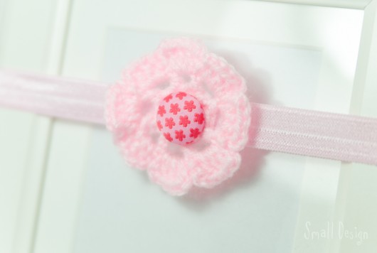 Opaska różowa smalldesign