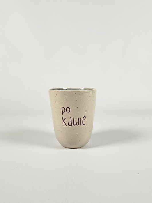 kubki Kubek duży 300ml dwustronny, przed kawą - po kawie