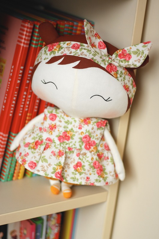 Lalka Tilda Kwiaty Brown Mama co robisz