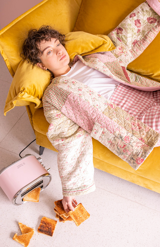 Pikowane Kimono "Wild flowers" Zwei frauen