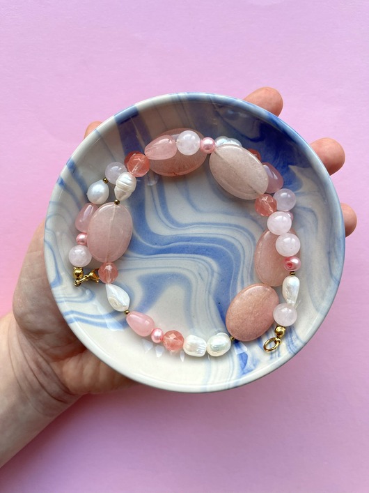 naszyjniki - inne Naszyjnik z Kamieni