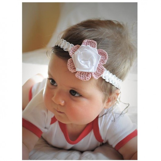 Rose-pink - opaska dla dziecka Quality Studio