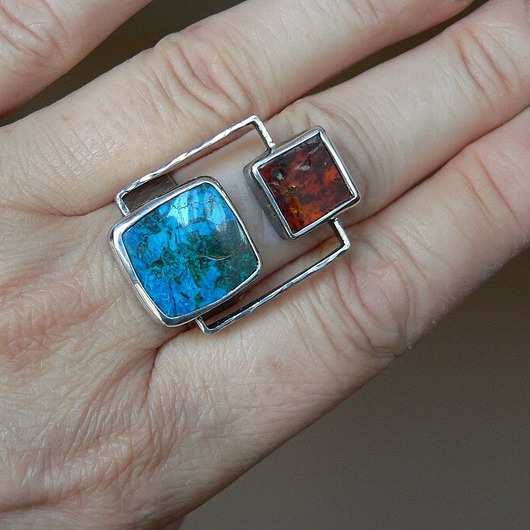 pierścionki srebrne Pierścionek -dystans-