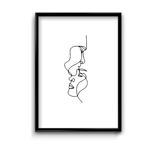 Plakat Lines #1  Bury Lis