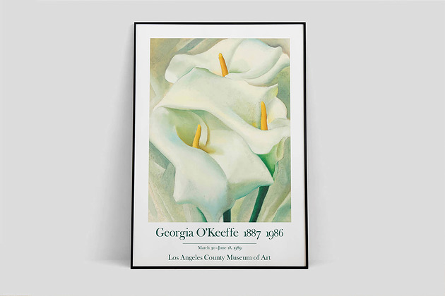 plakaty Georgia O'Keeffe - Exhibition Poster