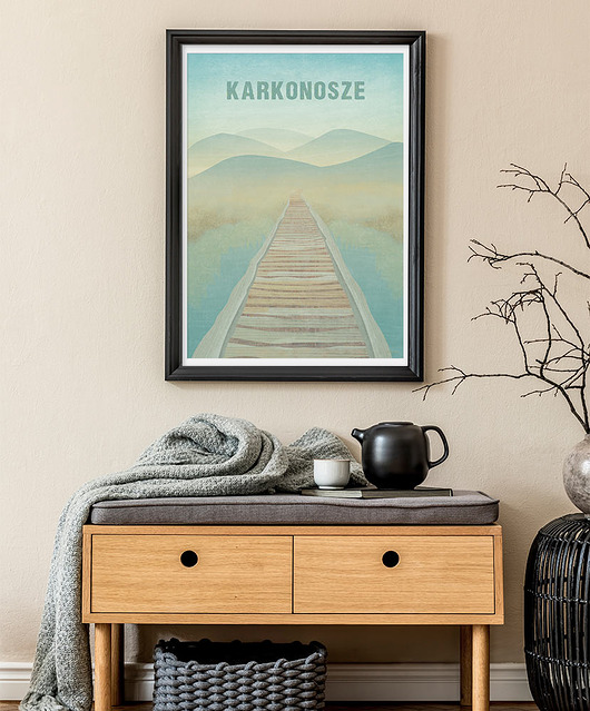 plakaty Karkonosze - plakat z górami 50x70 cm