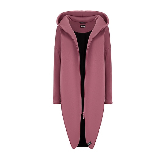 bluza z kapturem damska Płaszczobluza No.2 Rose Brown - Rozmiar: