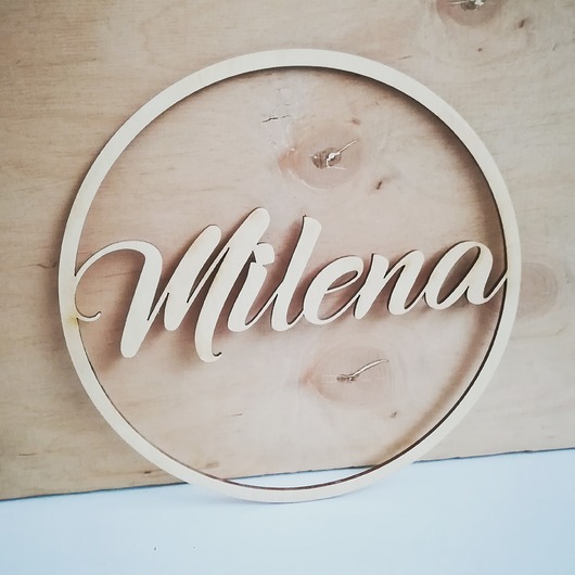Koło z imieniem 40 cm JJ Studio