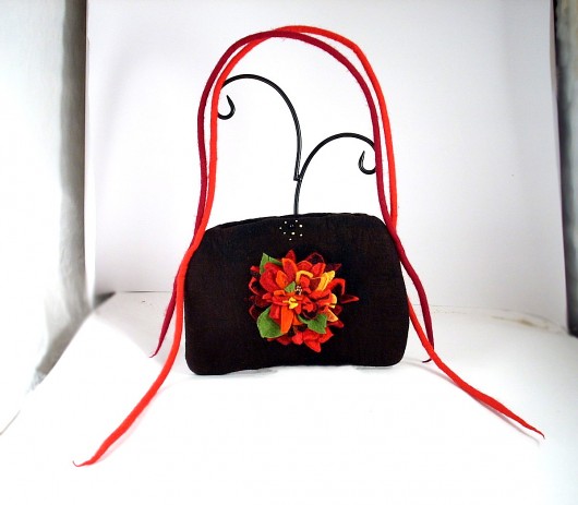 Jedwabnofilcowa Torebka: Living Bag filcant