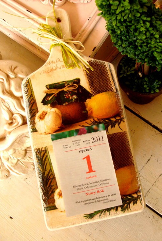 Kuchenny słoiczek kalendarz 2011  AvA