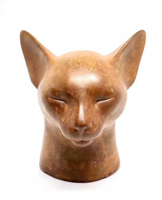 figurki i rzeźby KOT kolor RUSTY -  figura - KUFA.design