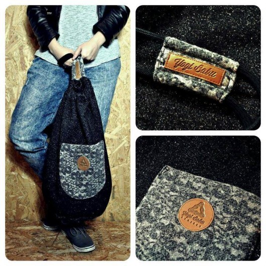 Worek/Torba Wełna BoomBag Wooly_BLk yogi babu projekt