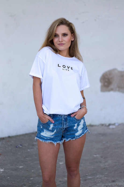 LOVE LIFE Oversize T-shirt GAU great as You