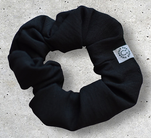 gumki do włosów Gumka  Scrunchie Black