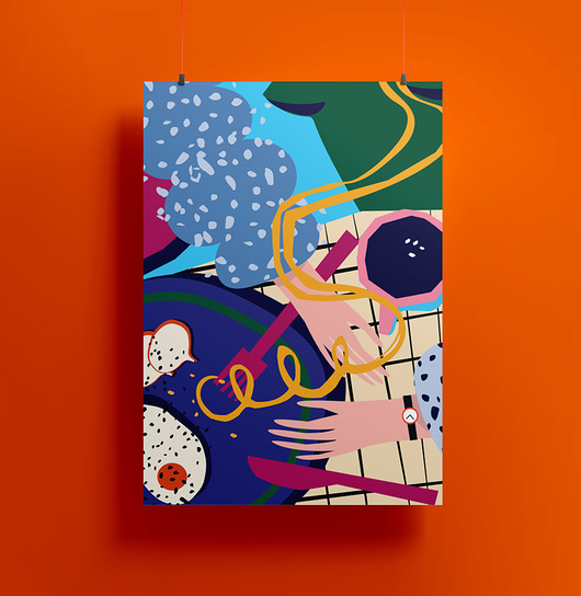 grafiki i ilustracje Bon appetit