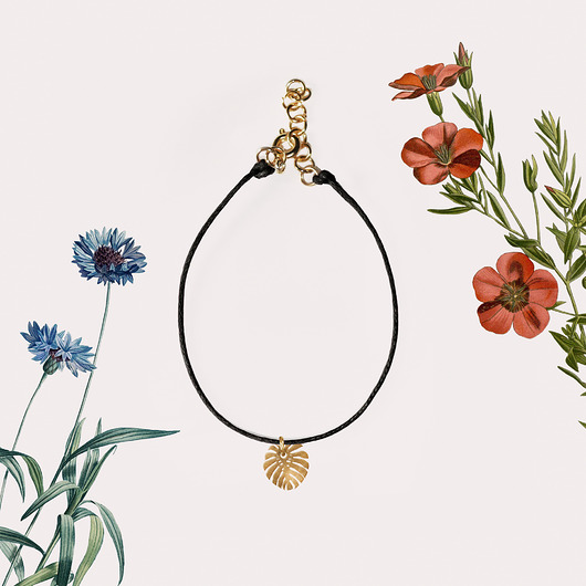 Bransoletka Vander Monstera na sznurku Vander jewelry