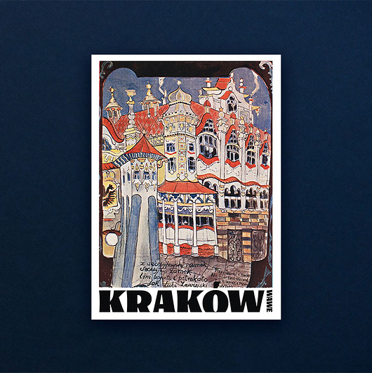 kartki okolicznościowe - wydruki Kartka Premium - Kraków Wawel Zawiejskiego