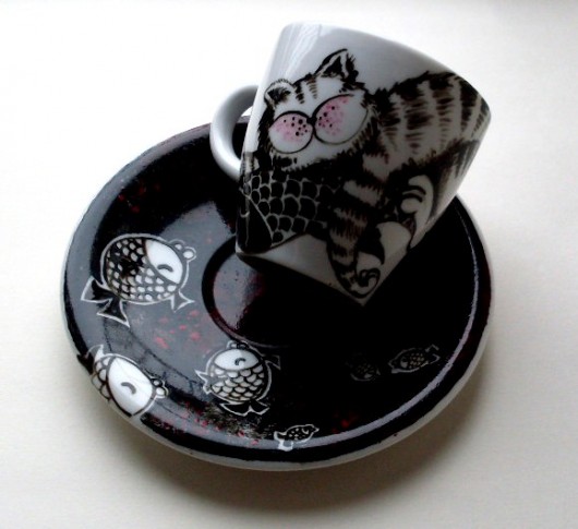 Filiżanka &quot;CAT and FISH&quot; reniah