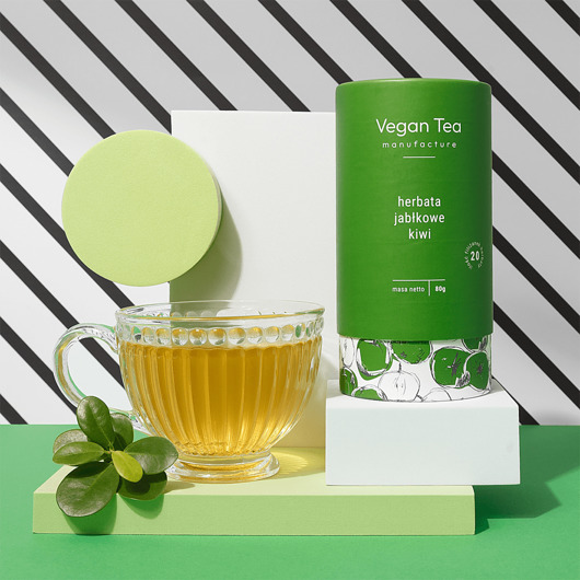 kuchnia - różne Herbata owocowa Jabłkowe Kiwi Vegan Tea