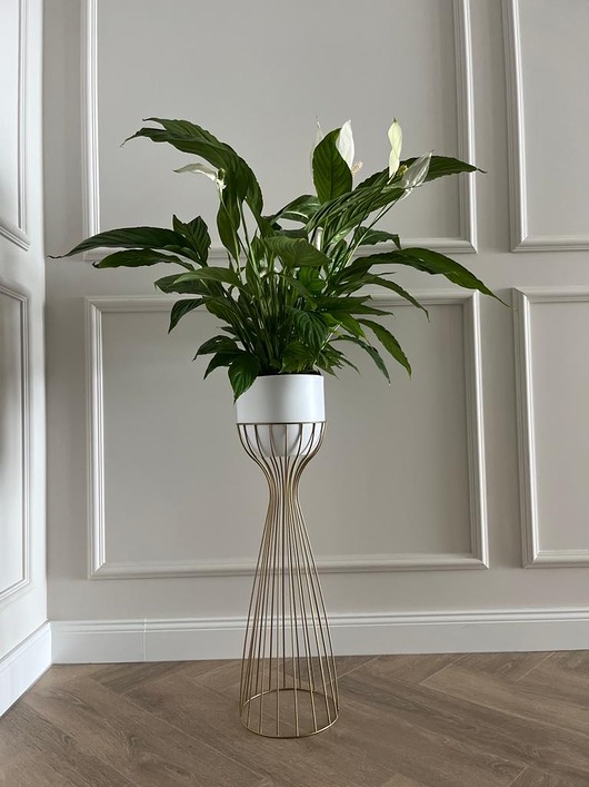 kwietniki Kwietnik metalowy stojący LOFT Design - GOLD 68cm