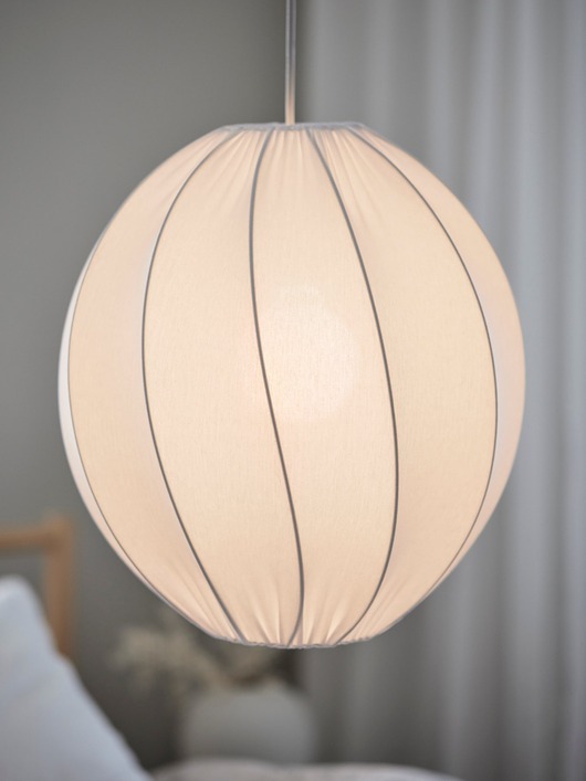 lampy wiszące Tkaninowa lampa wisząca Olivia Twist 35 cm