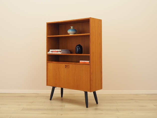 półki Regał tekowy, duński design, lata 70, produkcja: Dania
