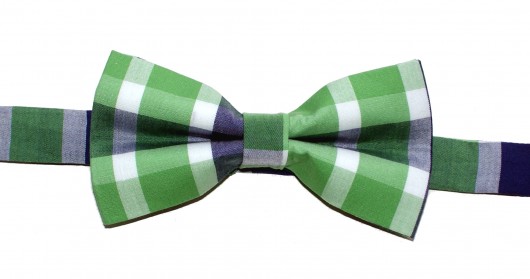 Mucha gotowa bowstyle zielona krata bowstyle