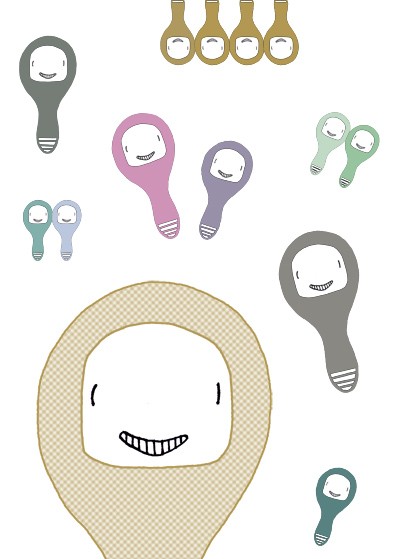 Ilustracja* tańczące Meofy. me.of1