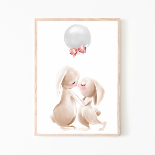 PLAKAT, OBRAZEK Sweet Love  balon Dekoracjan