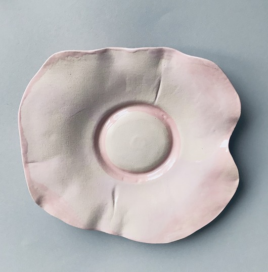 patera blady róż nobo ceramics