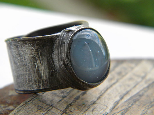 Roman Ancient Ring ;) świetlista szarość Beata Trotter