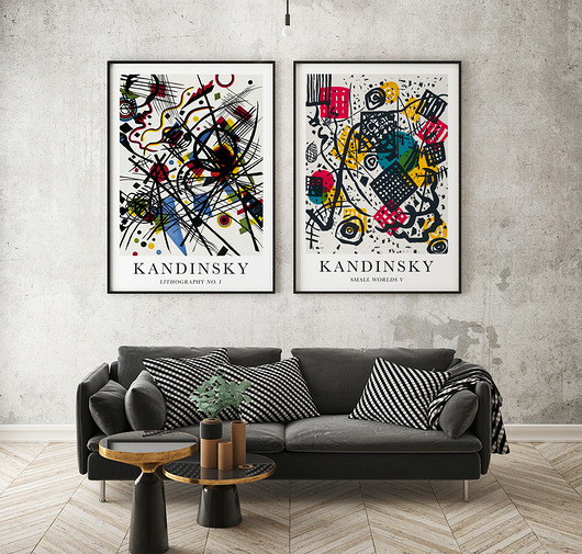 plakaty Zestaw plakatów - Kandinsky v2