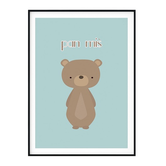 Plakat dla dzieci Pan Miś myscandi