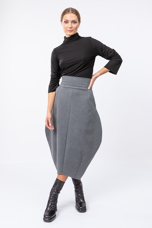 spódnice midi O line skirt