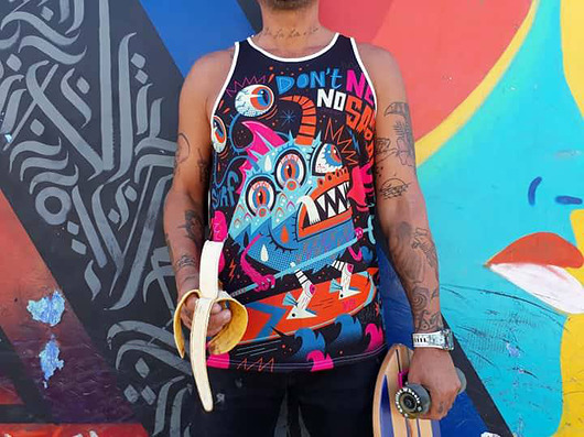 t-shirty męskie Gone Surfing Mesh
