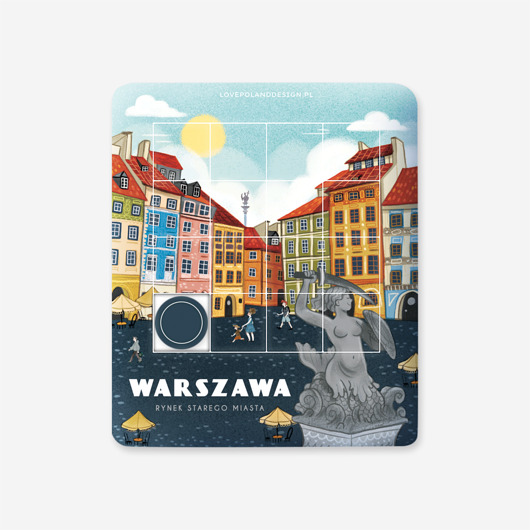 puzzle dla dzieci Układanka Warszawa Rynek Starego Miasta