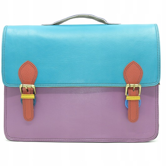 torby na ramię Aktówka torebka damska pojemna mieści A4 skórzana elegancka eko Olivka