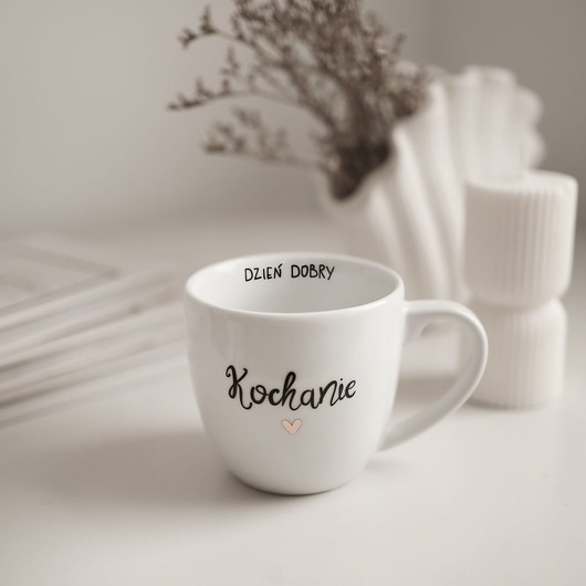 kubki Kubek 300 ml - Dzień Dobry Kochanie ze Złotym Sercem
