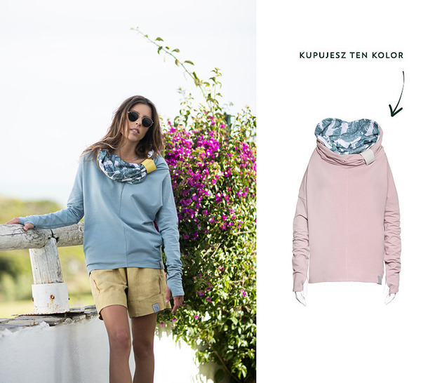Nublouse - Bluza z prostym kominem Nubee