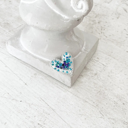 broszki Broszka mini SERCE 8 przypinka miłość pin
