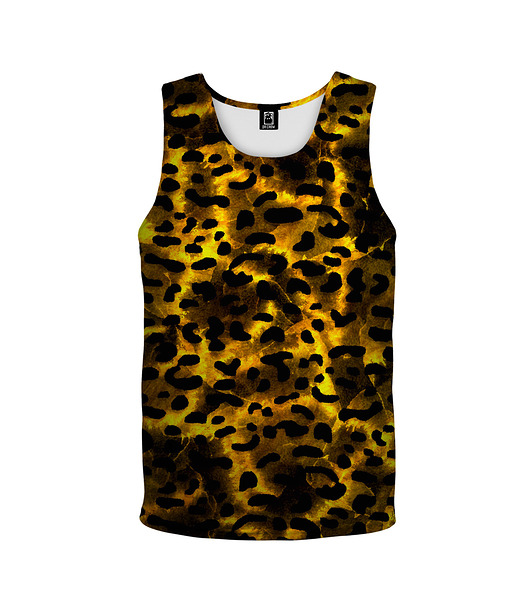 t-shirty dla chłopców Bokserka Top Boy DR.CROW Gold Leopard